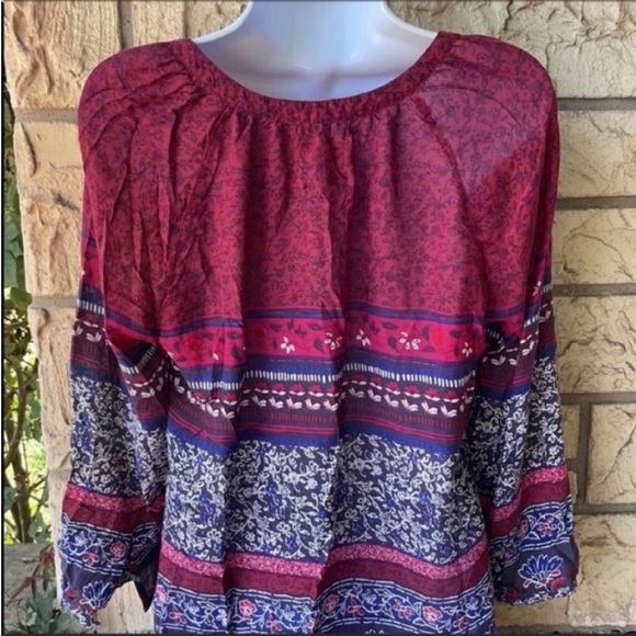 Beach Lunch lounge Tunic Top Light Thin Boho Small loose fit - Picture 10 of 10